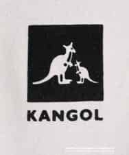 KHKGV16059 a.v.v MEN(アー・ヴェ・ヴェ) 【KANGOL】スクエアプリントワイドシルエットTシャツ ライトグレー