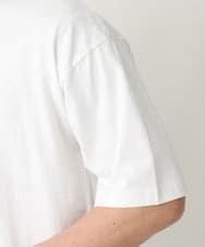 KHKGV25034 a.v.v MEN(アー・ヴェ・ヴェ) 【定番アイテム】スクエアプリントセミワイドシルエットTシャツ ライトブルー