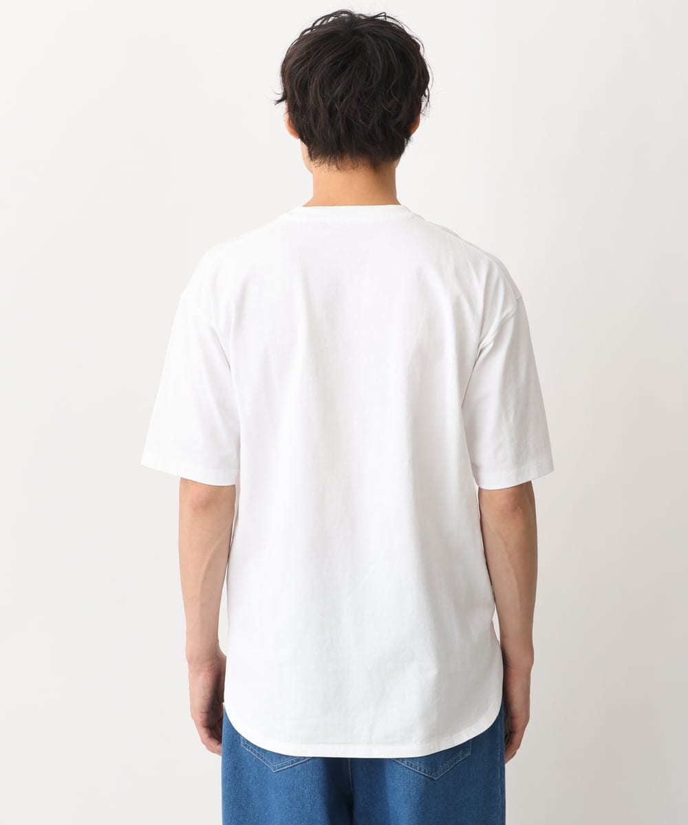 KHKGV27034 a.v.v MEN(アー・ヴェ・ヴェ) 【定番アイテム】ミニロゴＴシャツ  ホワイト