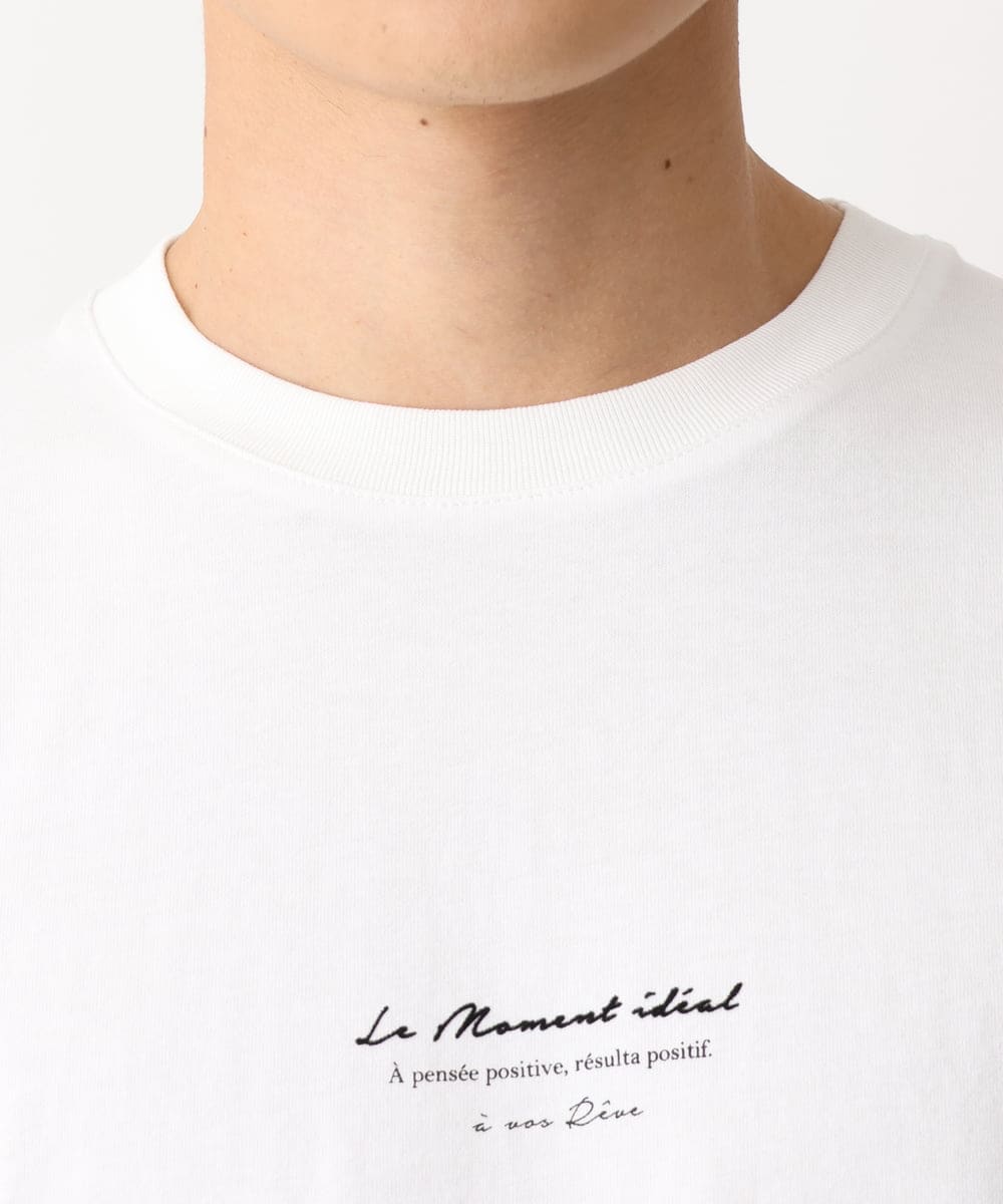 KHKGV27034 a.v.v MEN(アー・ヴェ・ヴェ) 【定番アイテム】ミニロゴＴシャツ  ホワイト