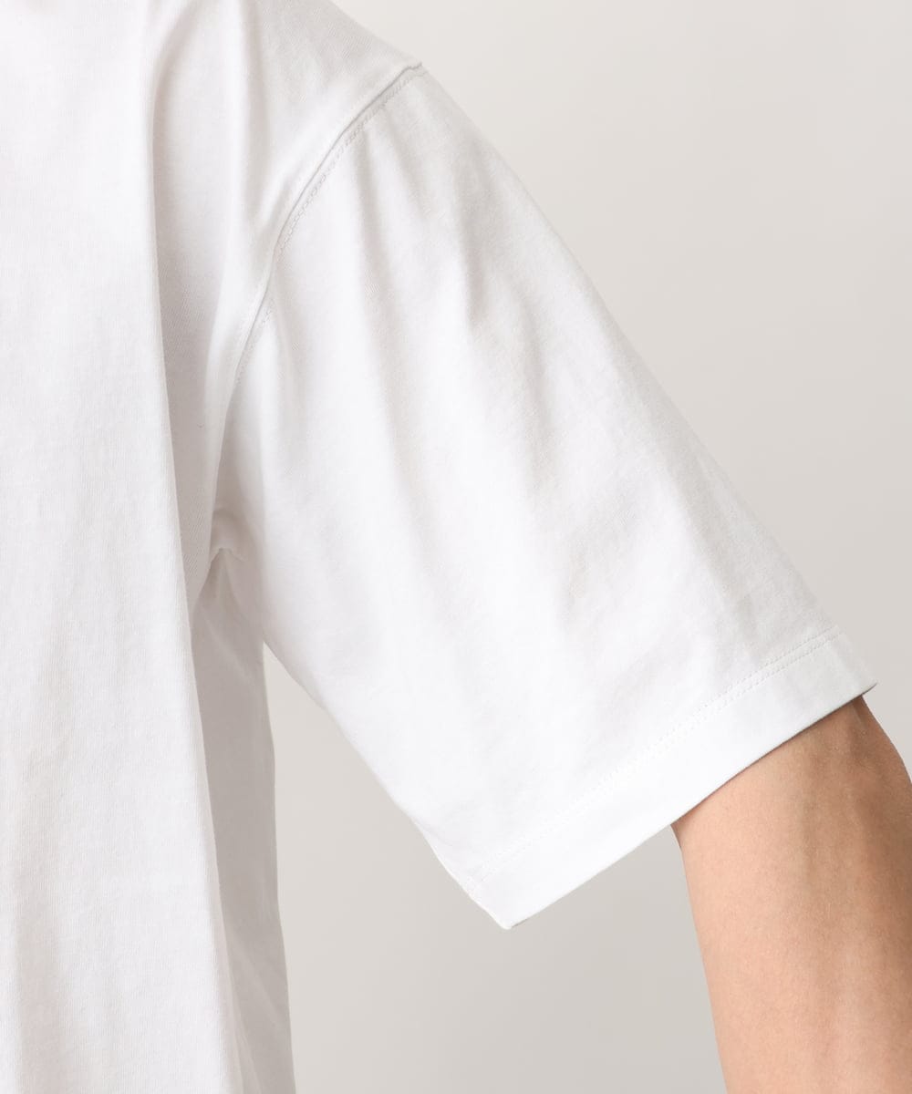 KHKGV27034 a.v.v MEN(アー・ヴェ・ヴェ) 【定番アイテム】ミニロゴＴシャツ  ホワイト