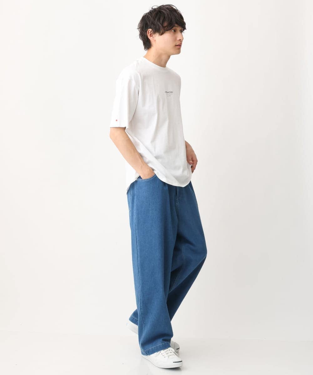 KHKGV27034 a.v.v MEN(アー・ヴェ・ヴェ) 【定番アイテム】ミニロゴＴシャツ  ホワイト