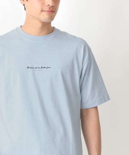 KHKGV29029 a.v.v MEN 【定番アイテム】ミニロゴセミワイドシルエットTシャツ