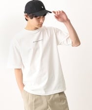 KHKGV29029 a.v.v MEN(アー・ヴェ・ヴェ) 【定番アイテム】ミニロゴセミワイドシルエットTシャツ ホワイト