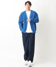 KHKGV29029 a.v.v MEN(アー・ヴェ・ヴェ) 【定番アイテム】ミニロゴセミワイドシルエットTシャツ ホワイト