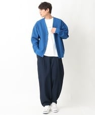 KHKGV29029 a.v.v MEN(アー・ヴェ・ヴェ) 【定番アイテム】ミニロゴセミワイドシルエットTシャツ ホワイト