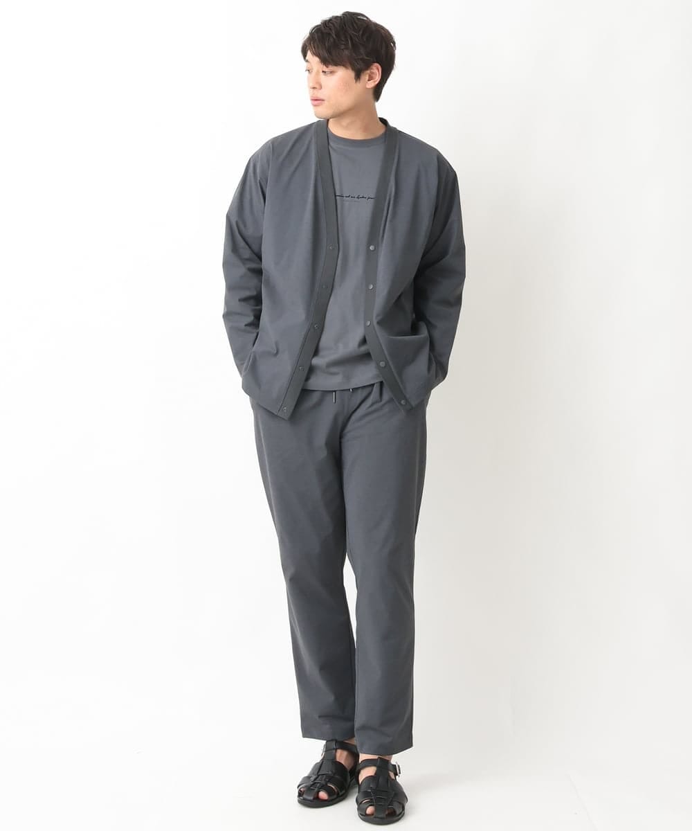 KHKGV29029 a.v.v MEN(アー・ヴェ・ヴェ) 【定番アイテム】ミニロゴセミワイドシルエットTシャツ ホワイト