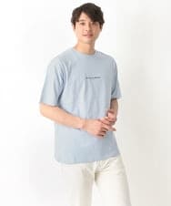 KHKGV29029 a.v.v MEN(アー・ヴェ・ヴェ) 【接触冷感】ミニロゴセミワイドシルエットTシャツ ホワイト