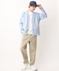 KHKGV29029 a.v.v MEN(アー・ヴェ・ヴェ) 【定番アイテム】ミニロゴセミワイドシルエットTシャツ ホワイト