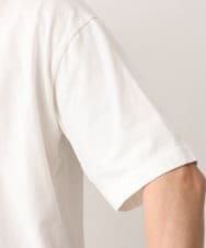 KHKGV29029 a.v.v MEN(アー・ヴェ・ヴェ) 【定番アイテム】ミニロゴセミワイドシルエットTシャツ ホワイト