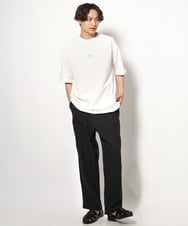 KHKGV33044 a.v.v MEN(アー・ヴェ・ヴェ) 【接触冷感】PARISフォト バックプリントロングシルエットTシャツ ホワイト
