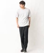 KHKGV40034 a.v.v MEN(アー・ヴェ・ヴェ) 【定番アイテム】ハイクオリティーコットンシルケットTシャツ ミント