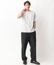 KHKGV40034 a.v.v MEN(アー・ヴェ・ヴェ) 【定番アイテム】ハイクオリティーコットンシルケットTシャツ ミント