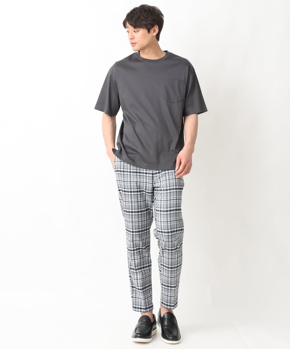 KHKGV40034 a.v.v MEN(アー・ヴェ・ヴェ) 【定番アイテム】ハイクオリティーコットンシルケットTシャツ ミント