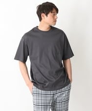 KHKGV40034 a.v.v MEN(アー・ヴェ・ヴェ) 【定番アイテム】ハイクオリティーコットンシルケットTシャツ ミント