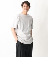 KHKGV40034 a.v.v MEN(アー・ヴェ・ヴェ) 【定番アイテム】ハイクオリティーコットンシルケットTシャツ ミント