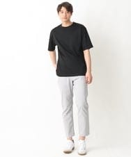 KHKGV40034 a.v.v MEN(アー・ヴェ・ヴェ) 【定番アイテム】ハイクオリティーコットンシルケットTシャツ ミント