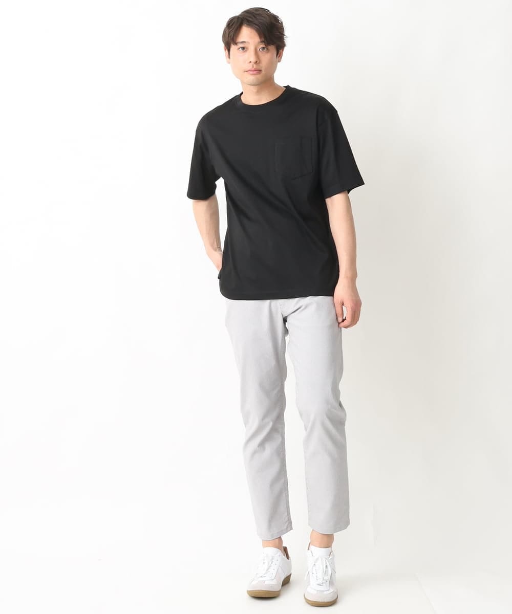 KHKGV40034 a.v.v MEN(アー・ヴェ・ヴェ) 【定番アイテム】ハイクオリティーコットンシルケットTシャツ ミント
