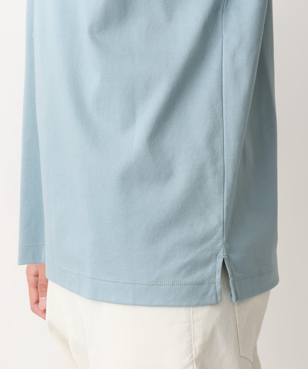 KHKGV40034 a.v.v MEN(アー・ヴェ・ヴェ) 【定番アイテム】ハイクオリティーコットンシルケットTシャツ ミント