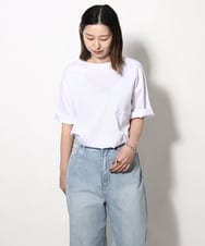 KHKGV40034 a.v.v MEN(アー・ヴェ・ヴェ) 【定番アイテム】ハイクオリティーコットンシルケットTシャツ ミント