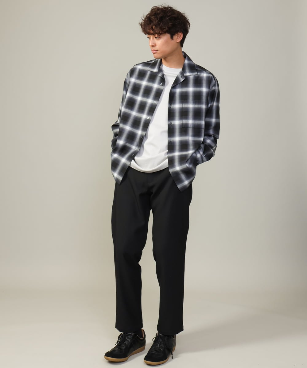 KHKGV40034 a.v.v MEN(アー・ヴェ・ヴェ) 【定番アイテム】ハイクオリティーコットンシルケットTシャツ ミント