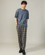 KHKGV40034 a.v.v MEN(アー・ヴェ・ヴェ) 【定番アイテム】ハイクオリティーコットンシルケットTシャツ ミント