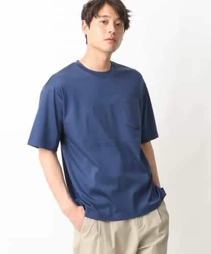 KHKGV40039 a.v.v MEN 【定番アイテム】ハイクオリティーコットンシルケットTシャツ