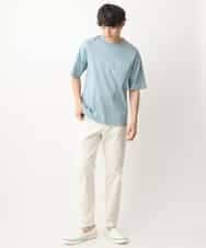 KHKGV40039 a.v.v MEN(アー・ヴェ・ヴェ) 【定番アイテム】ハイクオリティーコットンシルケットTシャツ ブラック