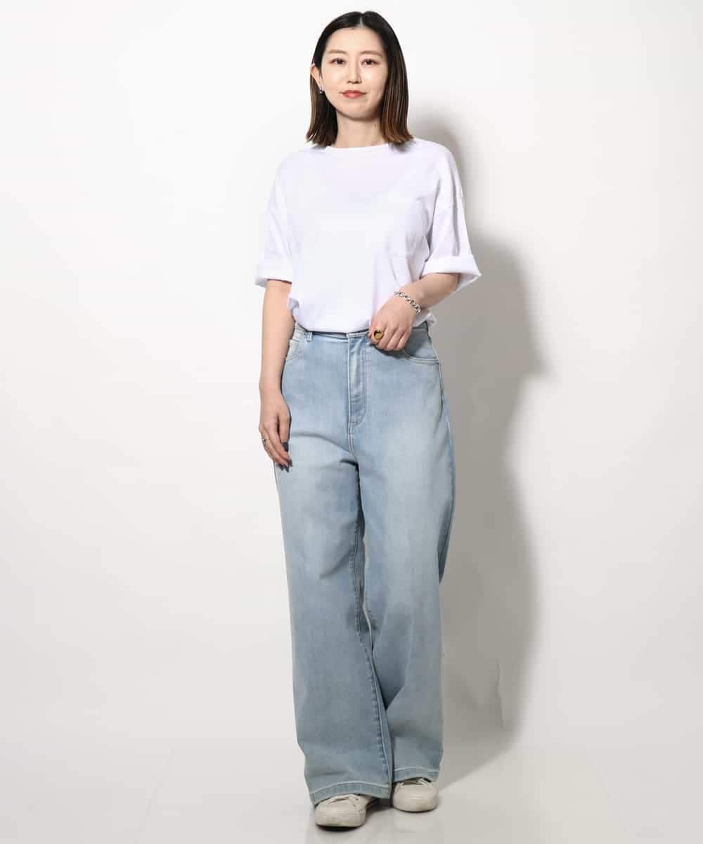 KHKGV40039 a.v.v MEN(アー・ヴェ・ヴェ) 【定番アイテム】ハイクオリティーコットンシルケットTシャツ ブラック