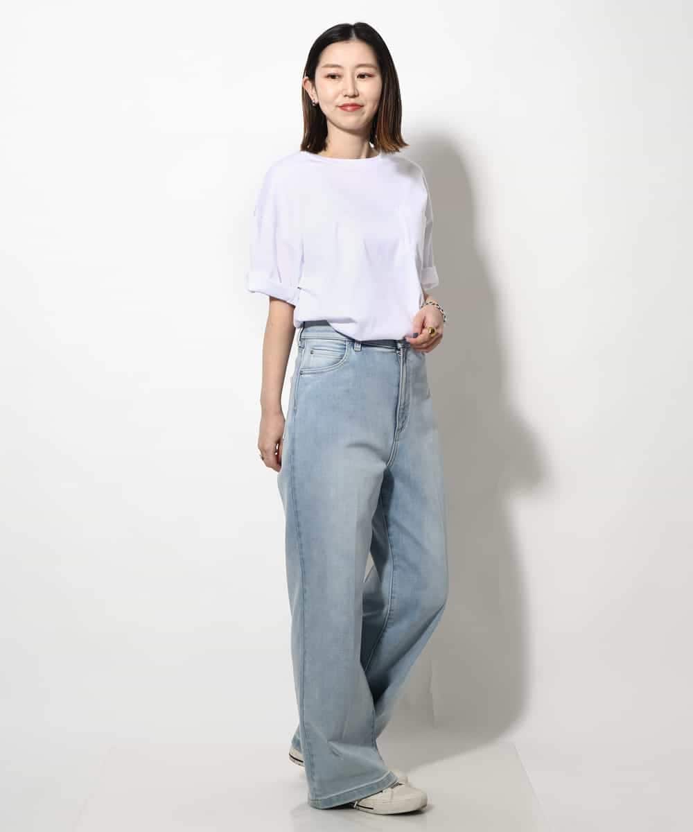 KHKGV40039 a.v.v MEN(アー・ヴェ・ヴェ) 【定番アイテム】ハイクオリティーコットンシルケットTシャツ ブラック