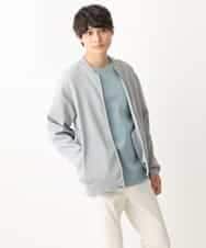 KHKGV40039 a.v.v MEN(アー・ヴェ・ヴェ) 【定番アイテム】ハイクオリティーコットンシルケットTシャツ ブラック