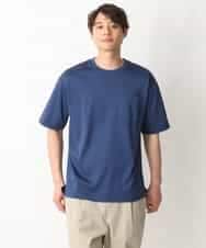 KHKGV40039 a.v.v MEN(アー・ヴェ・ヴェ) 【定番アイテム】ハイクオリティーコットンシルケットTシャツ ブラック