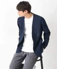 KHKGV40039 a.v.v MEN(アー・ヴェ・ヴェ) 【定番アイテム】ハイクオリティーコットンシルケットTシャツ ブラック