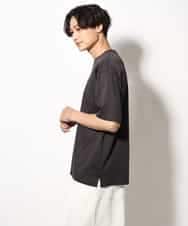 KHKGV40039 a.v.v MEN(アー・ヴェ・ヴェ) 【定番アイテム】ハイクオリティーコットンシルケットTシャツ ブラック