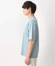 KHKGV40039 a.v.v MEN(アー・ヴェ・ヴェ) 【定番アイテム】ハイクオリティーコットンシルケットTシャツ ブラック