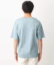 KHKGV40039 a.v.v MEN(アー・ヴェ・ヴェ) 【定番アイテム】ハイクオリティーコットンシルケットTシャツ ブラック