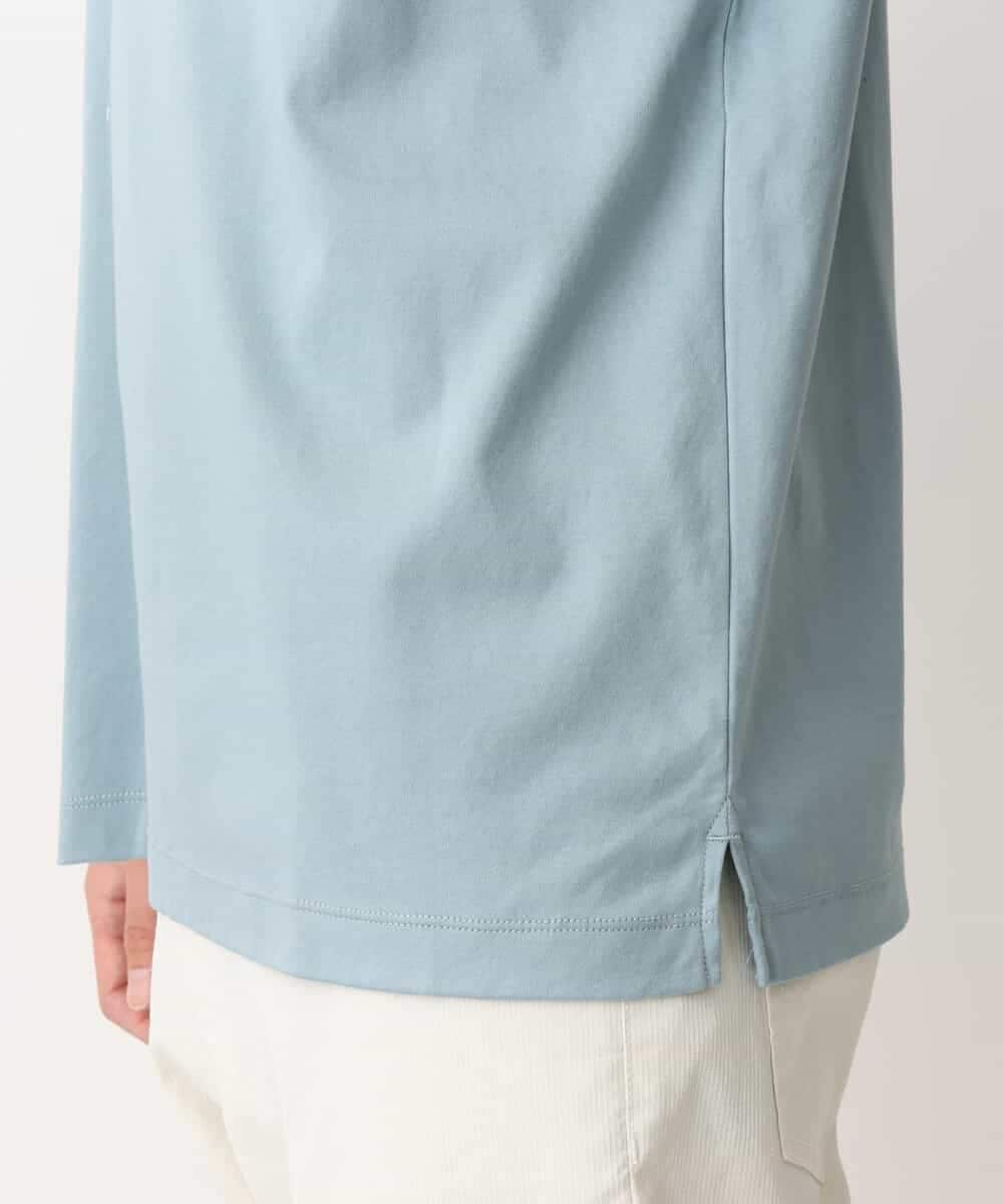 KHKGV40039 a.v.v MEN(アー・ヴェ・ヴェ) 【定番アイテム】ハイクオリティーコットンシルケットTシャツ ブラック