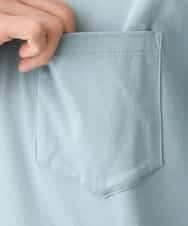 KHKGV40039 a.v.v MEN(アー・ヴェ・ヴェ) 【定番アイテム】ハイクオリティーコットンシルケットTシャツ ブラック