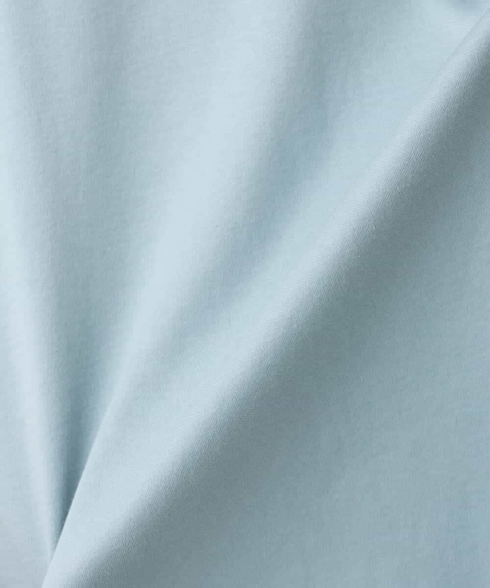 KHKGV40039 a.v.v MEN(アー・ヴェ・ヴェ) 【定番アイテム】ハイクオリティーコットンシルケットTシャツ ブラック