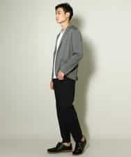 KHKGV41039 a.v.v MEN(アー・ヴェ・ヴェ) 【定番アイテム】ハイクオリティーコットンシルケットＶネックＴシャツ ブラック