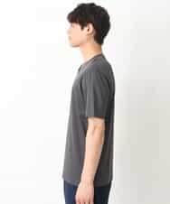 KHKGV41039 a.v.v MEN(アー・ヴェ・ヴェ) 【定番アイテム】ハイクオリティーコットンシルケットＶネックＴシャツ ブラック