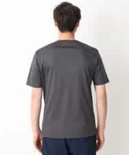 KHKGV41039 a.v.v MEN(アー・ヴェ・ヴェ) 【定番アイテム】ハイクオリティーコットンシルケットＶネックＴシャツ ブラック