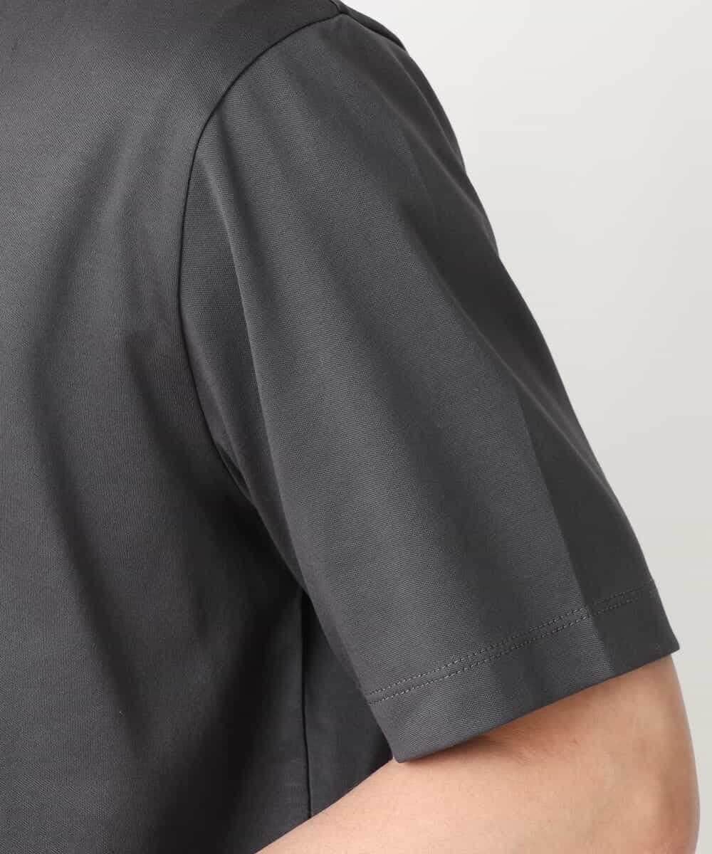 KHKGV41039 a.v.v MEN(アー・ヴェ・ヴェ) 【定番アイテム】ハイクオリティーコットンシルケットＶネックＴシャツ ブラック