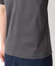 KHKGV41039 a.v.v MEN(アー・ヴェ・ヴェ) 【定番アイテム】ハイクオリティーコットンシルケットＶネックＴシャツ ブラック