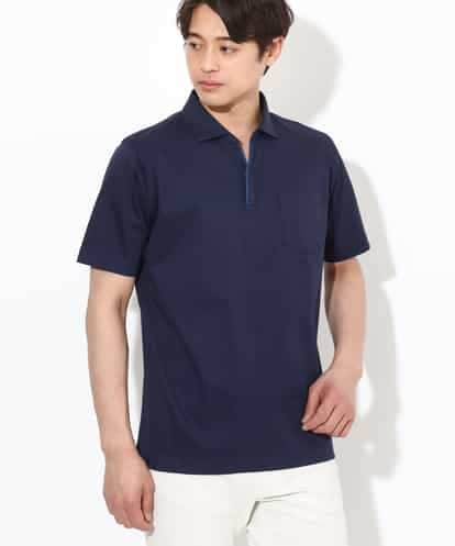 KHKGV43059 a.v.v MEN 【接触冷感/ＵＶカット】シルケットスムースポロシャツ