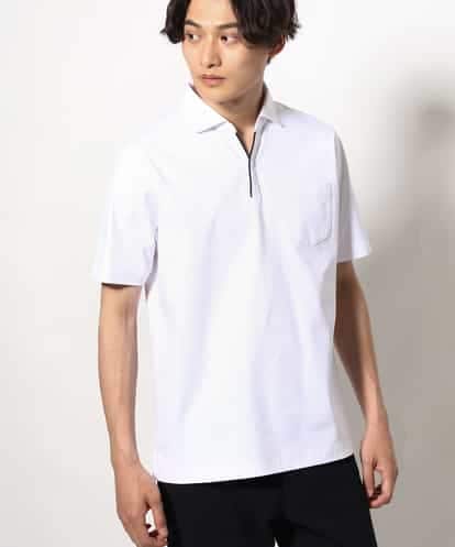 KHKGV43059 a.v.v MEN 【接触冷感/ＵＶカット】シルケットスムースポロシャツ