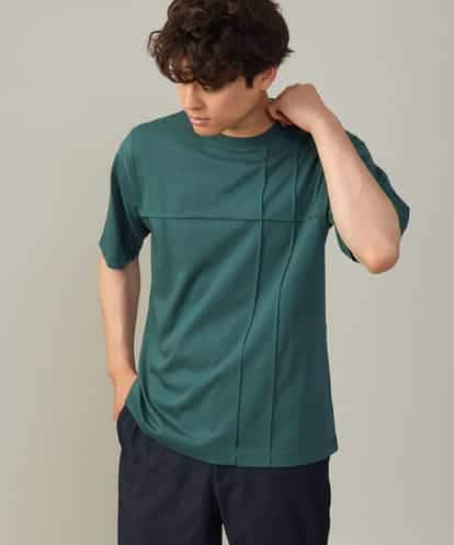 KHKGV53039 a.v.v MEN 【定番アイテム】ピンタックデザインTシャツ（デザテクシリーズ）