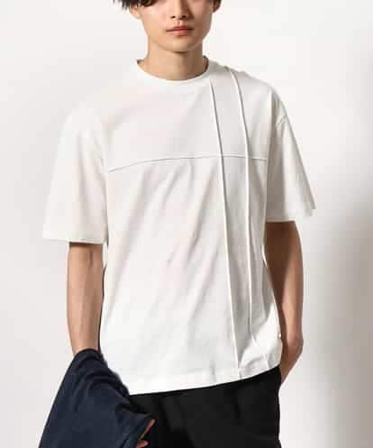 KHKGV53039 a.v.v MEN 【定番アイテム】ピンタックデザインTシャツ（デザテクシリーズ）