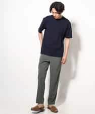 KHKGV53039 a.v.v MEN(アー・ヴェ・ヴェ) 【定番アイテム】ピンタックデザインTシャツ（デザテクシリーズ） ブラック