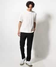 KHKGV53039 a.v.v MEN(アー・ヴェ・ヴェ) 【定番アイテム】ピンタックデザインTシャツ（デザテクシリーズ） ブラック